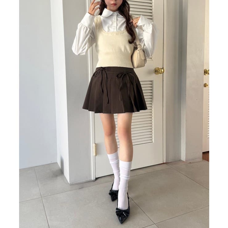 【one after another】ベストドッキングシャツ | NICE CLAUP / OLIVE des OLIVE　OUTLET | 詳細画像4 