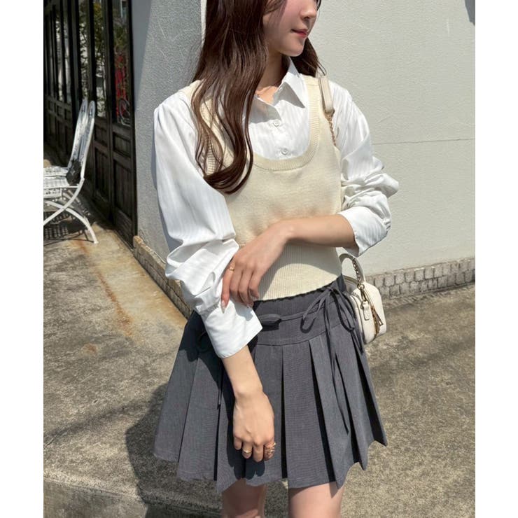 【one after another】ベストドッキングシャツ | NICE CLAUP / OLIVE des OLIVE　OUTLET | 詳細画像14 