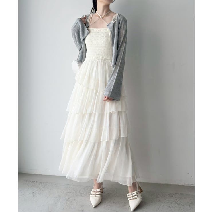 【one after another】ラメ混シアーカーデ | NICE CLAUP / OLIVE des OLIVE　OUTLET | 詳細画像3 