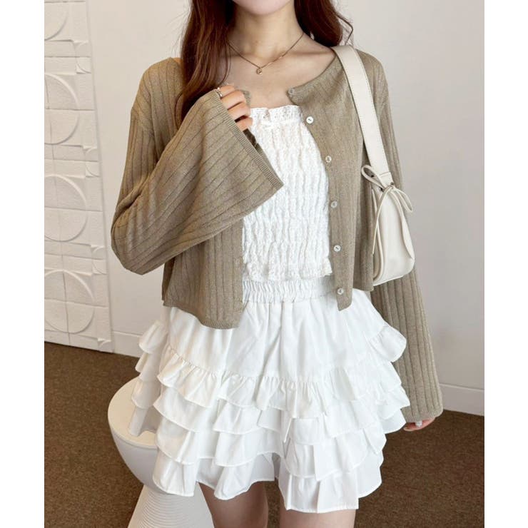 【one after another】ラメ混シアーカーデ | NICE CLAUP / OLIVE des OLIVE　OUTLET | 詳細画像27 