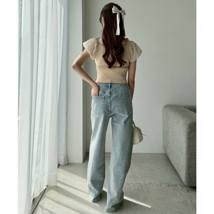 【one after another】オフショルクロスリボンニット | NICE CLAUP / OLIVE des OLIVE　OUTLET | 詳細画像19 