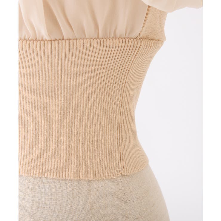 【one after another】オフショルクロスリボンニット | NICE CLAUP / OLIVE des OLIVE　OUTLET | 詳細画像32 