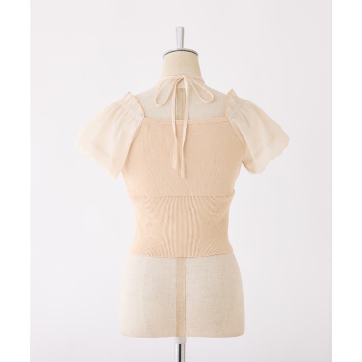 【one after another】オフショルクロスリボンニット | NICE CLAUP / OLIVE des OLIVE　OUTLET | 詳細画像34 