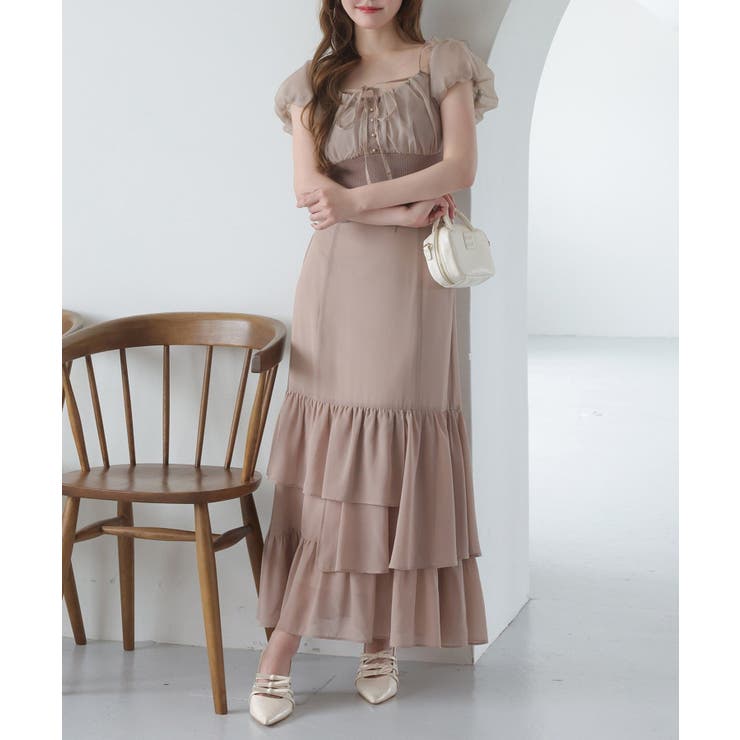 【one after another】オフショルクロスリボンニット | NICE CLAUP / OLIVE des OLIVE　OUTLET | 詳細画像39 