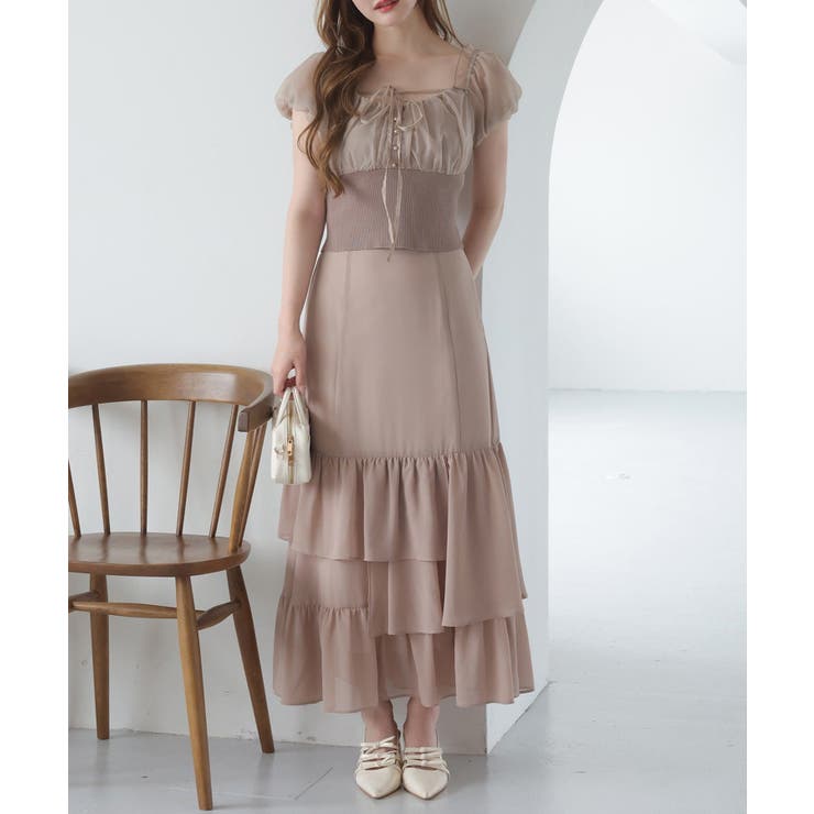 【one after another】オフショルクロスリボンニット | NICE CLAUP / OLIVE des OLIVE　OUTLET | 詳細画像40 