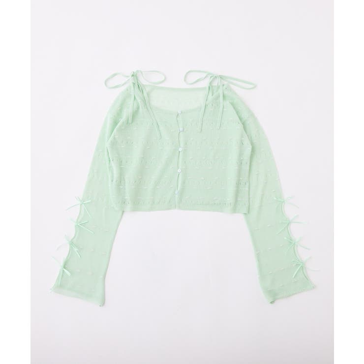 【one after another】インナー×袖リボンカーデアンサンブル | NICE CLAUP / OLIVE des OLIVE　OUTLET | 詳細画像16 