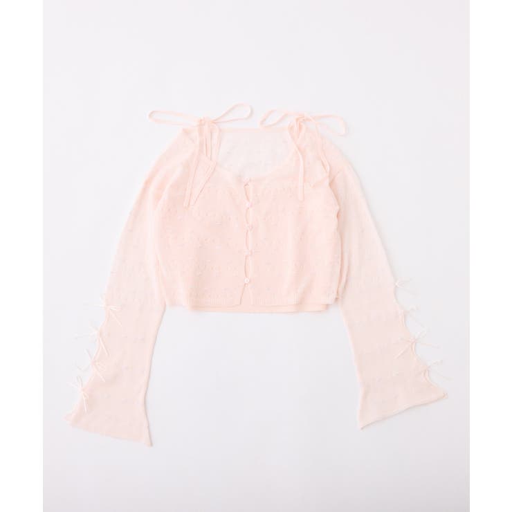 【one after another】インナー×袖リボンカーデアンサンブル | NICE CLAUP / OLIVE des OLIVE　OUTLET | 詳細画像26 