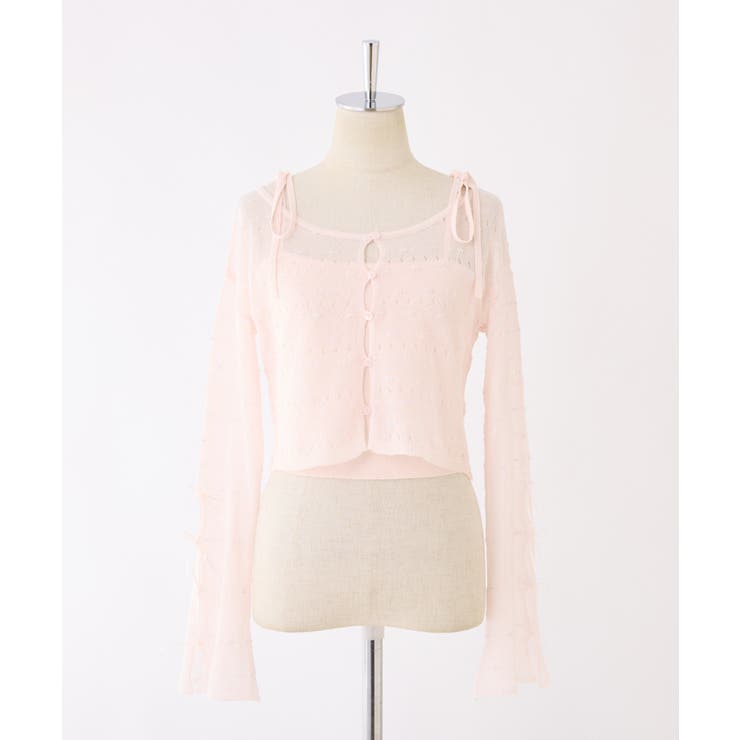 【one after another】インナー×袖リボンカーデアンサンブル | NICE CLAUP / OLIVE des OLIVE　OUTLET | 詳細画像30 