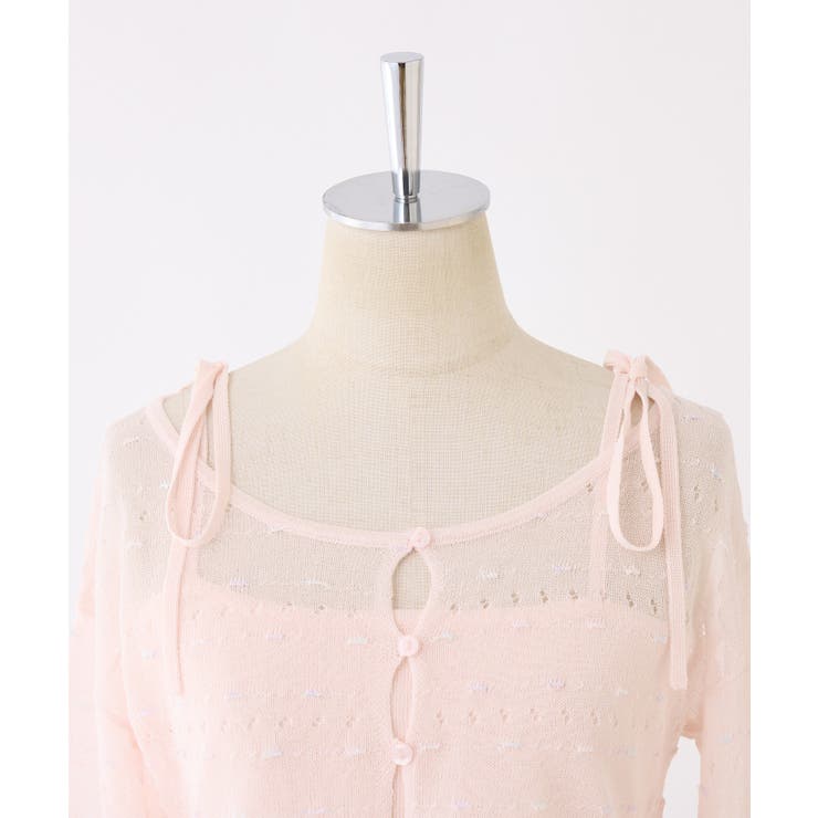 【one after another】インナー×袖リボンカーデアンサンブル | NICE CLAUP / OLIVE des OLIVE　OUTLET | 詳細画像31 