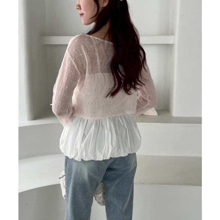 【one after another】インナー×袖リボンカーデアンサンブル | NICE CLAUP / OLIVE des OLIVE　OUTLET | 詳細画像41 