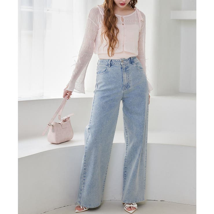 【one after another】インナー×袖リボンカーデアンサンブル | NICE CLAUP / OLIVE des OLIVE　OUTLET | 詳細画像45 