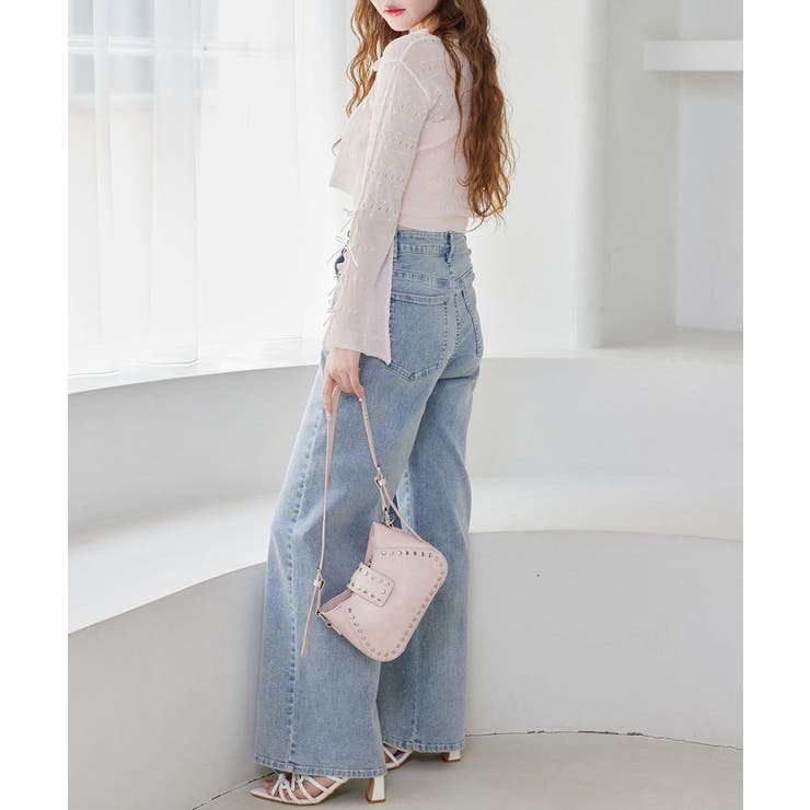 【one after another】インナー×袖リボンカーデアンサンブル | NICE CLAUP / OLIVE des OLIVE　OUTLET | 詳細画像46 