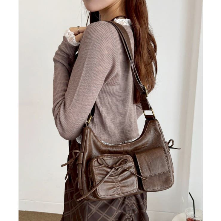 【one after another】レース切り替えカーデ | NICE CLAUP / OLIVE des OLIVE　OUTLET | 詳細画像14 