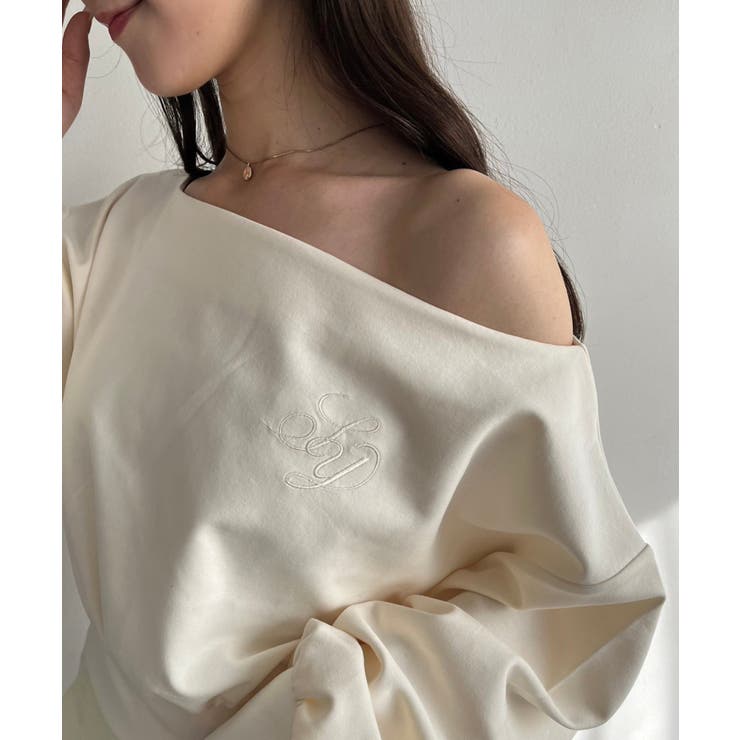 【one after another】スカーフ付き刺繍入りトップス | NICE CLAUP / OLIVE des OLIVE　OUTLET | 詳細画像5 