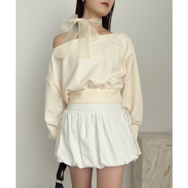 【one after another】スカーフ付き刺繍入りトップス | NICE CLAUP / OLIVE des OLIVE　OUTLET | 詳細画像23 