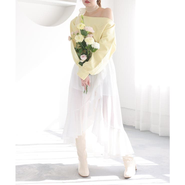 【one after another】スカーフ付き刺繍入りトップス | NICE CLAUP / OLIVE des OLIVE　OUTLET | 詳細画像32 