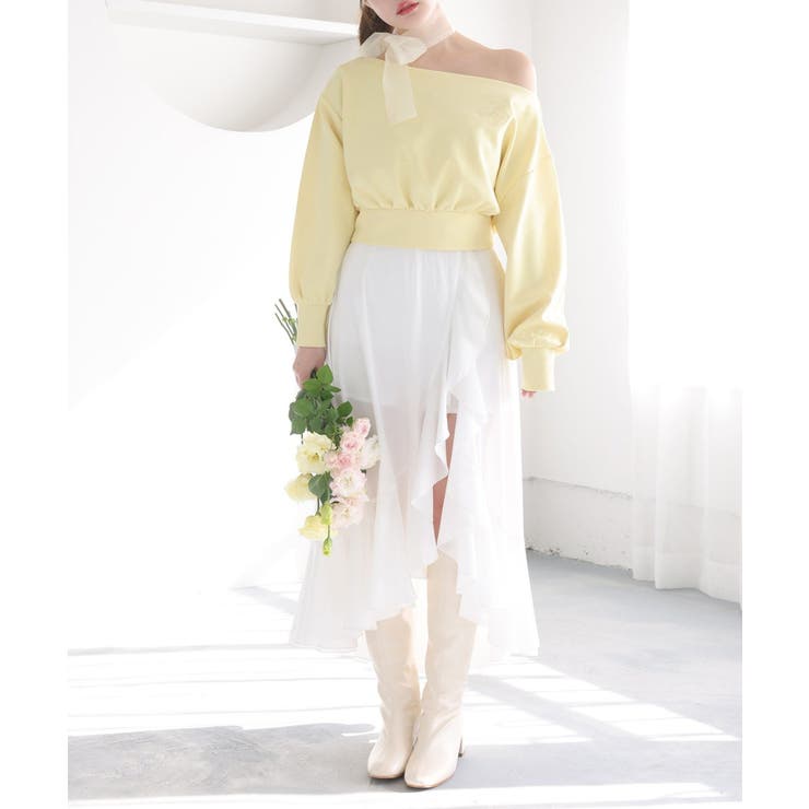 【one after another】スカーフ付き刺繍入りトップス | NICE CLAUP / OLIVE des OLIVE　OUTLET | 詳細画像33 