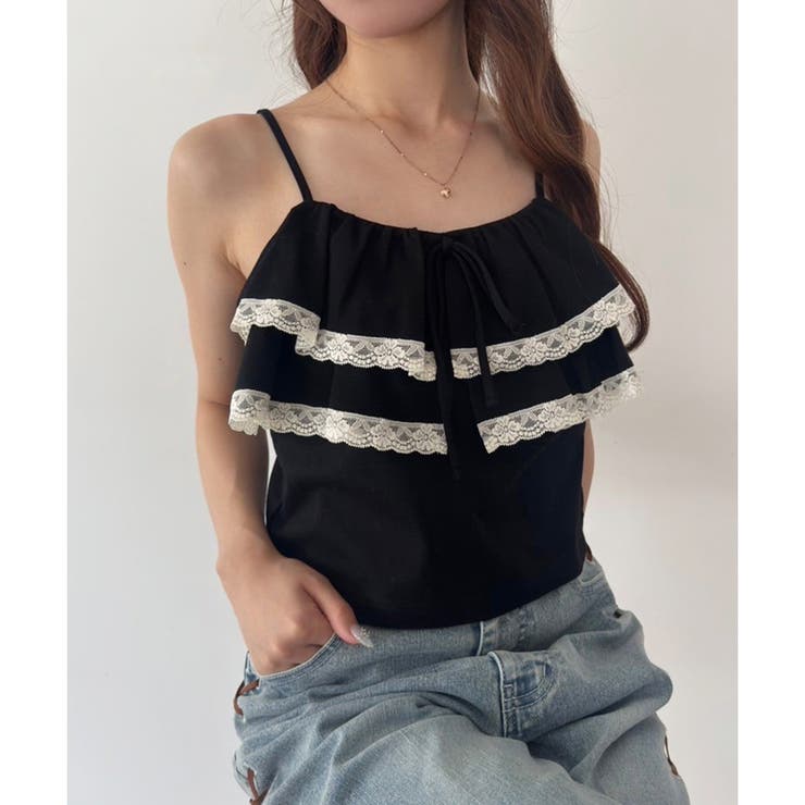 one after another】フリルキャミソール [品番：NCLW0016098]｜NICE