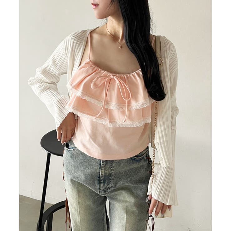 one after another】フリルキャミソール [品番：NCLW0016098]｜NICE