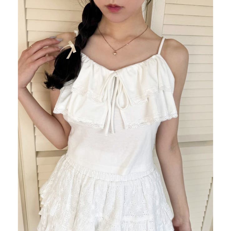 one after another】フリルキャミソール [品番：NCLW0016098]｜NICE