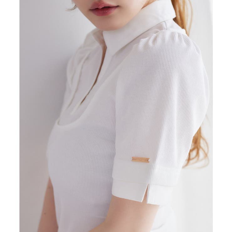 【one after another】シャツドッキング半袖トップス | NICE CLAUP / OLIVE des OLIVE　OUTLET | 詳細画像17 