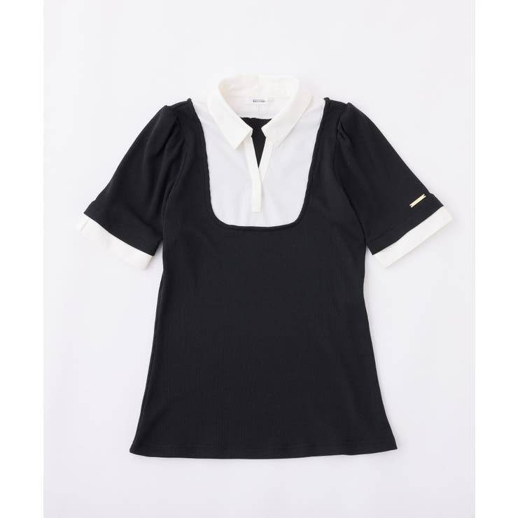 【one after another】シャツドッキング半袖トップス | NICE CLAUP / OLIVE des OLIVE　OUTLET | 詳細画像22 