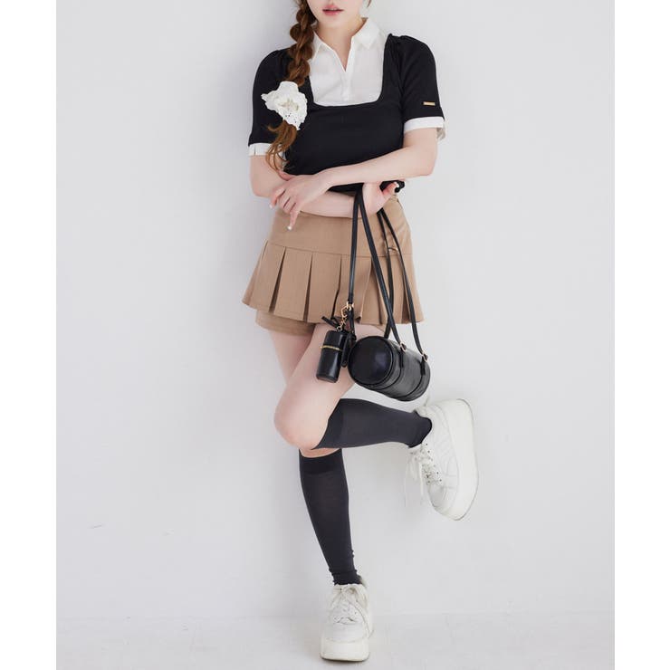 【one after another】シャツドッキング半袖トップス | NICE CLAUP / OLIVE des OLIVE　OUTLET | 詳細画像23 