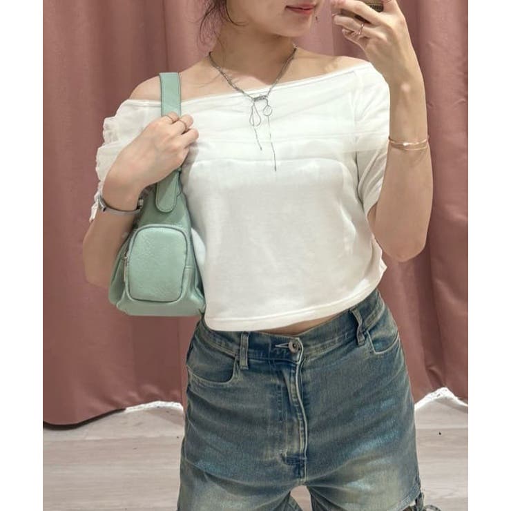 Deuxieme Classe オフショルトップス ànuke online store（アンヌーク） / Gather Offshoulder TopsGather