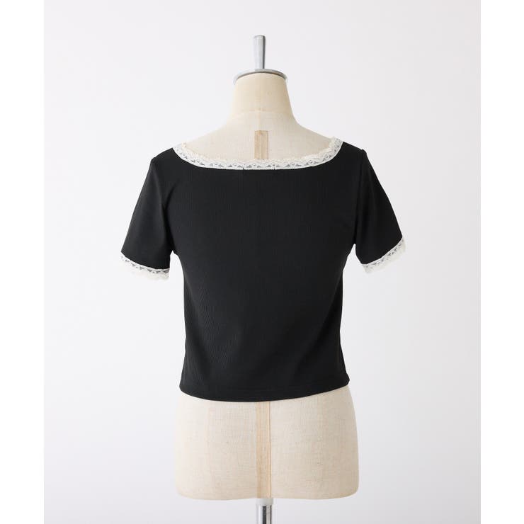 【one after another】カップ付/配色レーステレコトップス | NICE CLAUP / OLIVE des OLIVE　OUTLET | 詳細画像11 