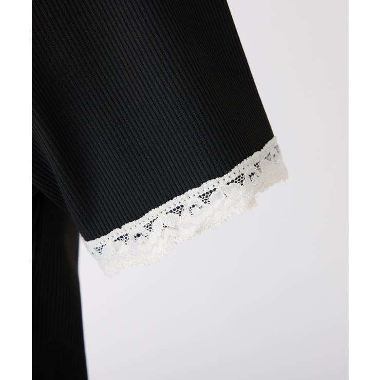 【one after another】カップ付/配色レーステレコトップス | NICE CLAUP / OLIVE des OLIVE　OUTLET | 詳細画像15 