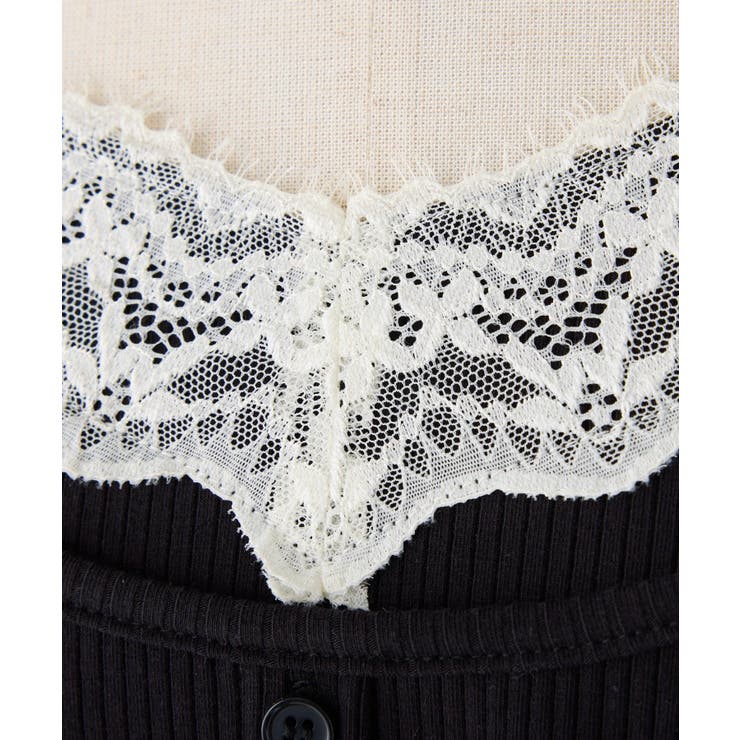 【one after another】レース付きレイヤードキャミ | NICE CLAUP / OLIVE des OLIVE　OUTLET | 詳細画像14 