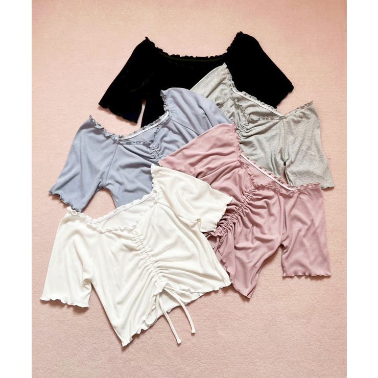 【one after another】ドロストテレコトップス | NICE CLAUP / OLIVE des OLIVE　OUTLET | 詳細画像19 