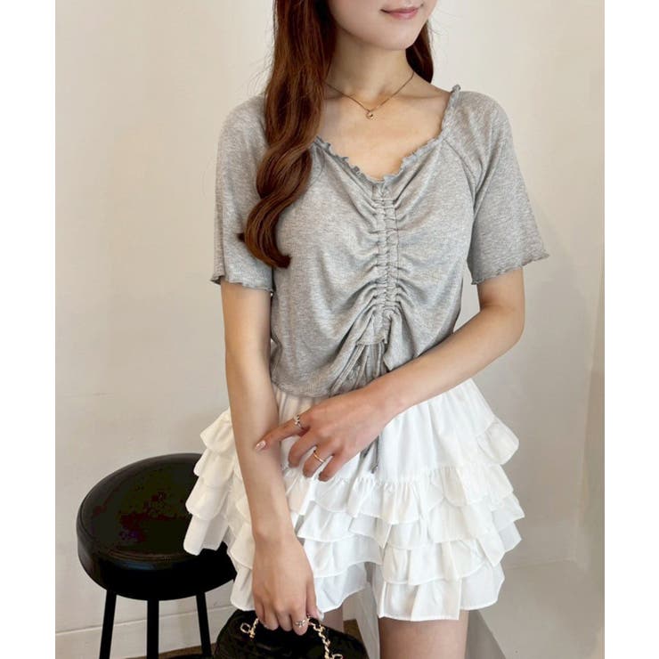 【one after another】ドロストテレコトップス | NICE CLAUP / OLIVE des OLIVE　OUTLET | 詳細画像29 