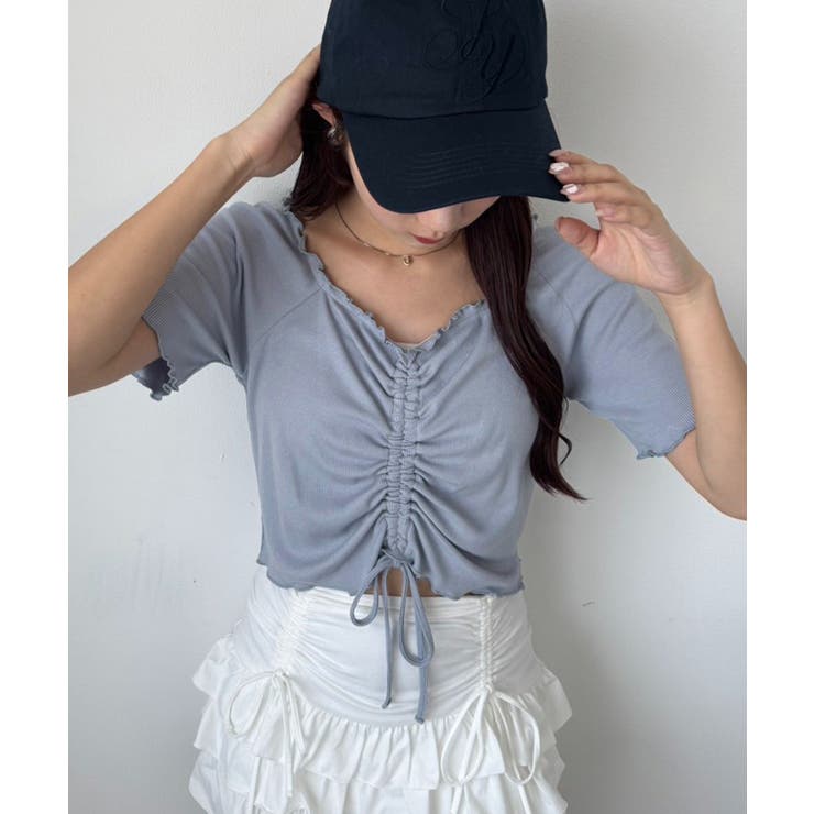 【one after another】ドロストテレコトップス | NICE CLAUP / OLIVE des OLIVE　OUTLET | 詳細画像38 
