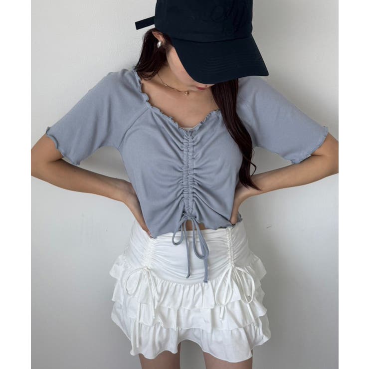 【one after another】ドロストテレコトップス | NICE CLAUP / OLIVE des OLIVE　OUTLET | 詳細画像40 