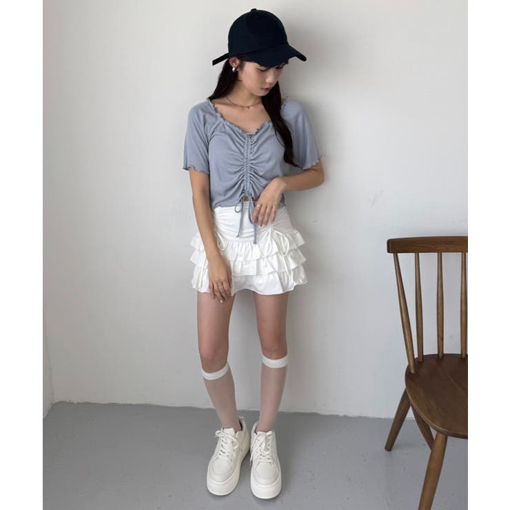 【one after another】ドロストテレコトップス | NICE CLAUP / OLIVE des OLIVE　OUTLET | 詳細画像42 