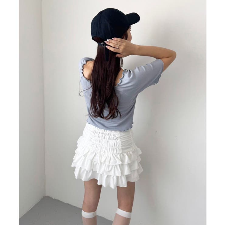 【one after another】ドロストテレコトップス | NICE CLAUP / OLIVE des OLIVE　OUTLET | 詳細画像43 