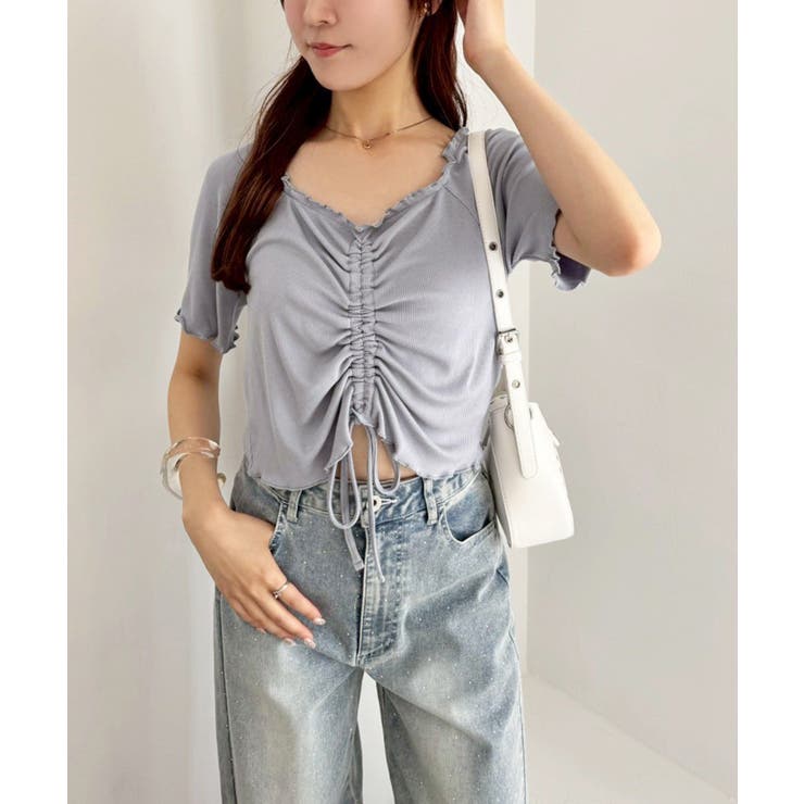 【one after another】ドロストテレコトップス | NICE CLAUP / OLIVE des OLIVE　OUTLET | 詳細画像44 