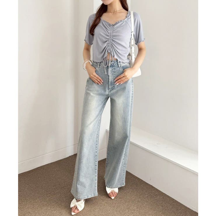 【one after another】ドロストテレコトップス | NICE CLAUP / OLIVE des OLIVE　OUTLET | 詳細画像47 