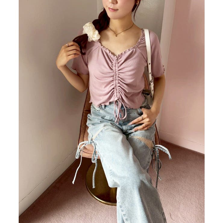 【one after another】ドロストテレコトップス | NICE CLAUP / OLIVE des OLIVE　OUTLET | 詳細画像52 