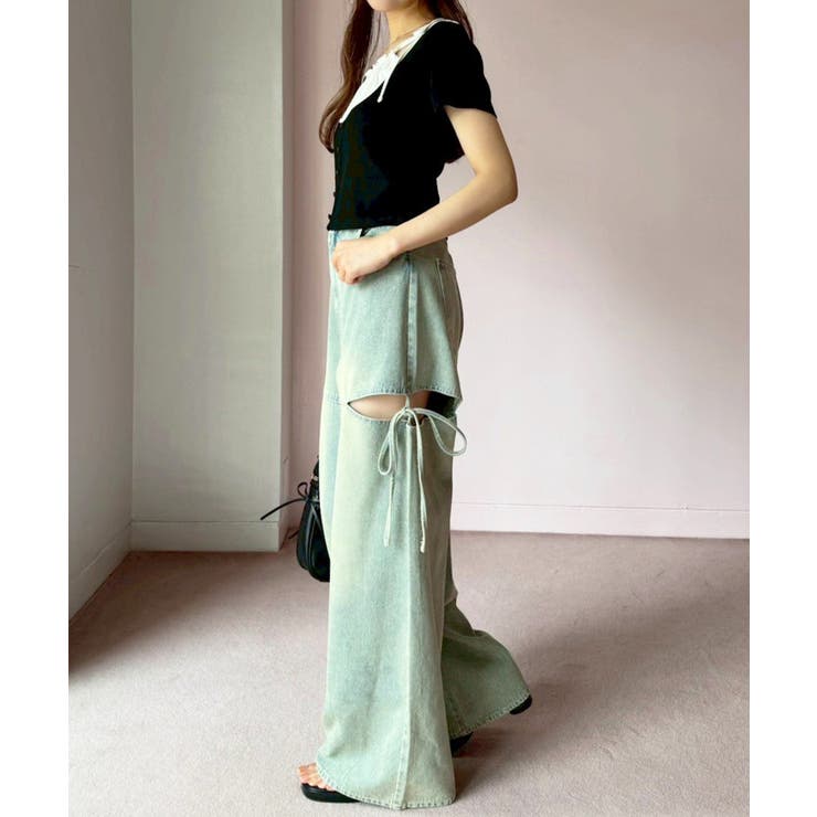 【one after another】レイヤード半袖トップス | NICE CLAUP / OLIVE des OLIVE　OUTLET | 詳細画像27 