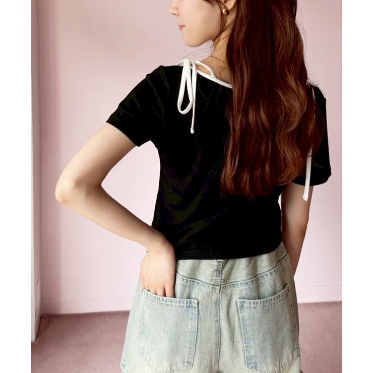 【one after another】レイヤード半袖トップス | NICE CLAUP / OLIVE des OLIVE　OUTLET | 詳細画像31 