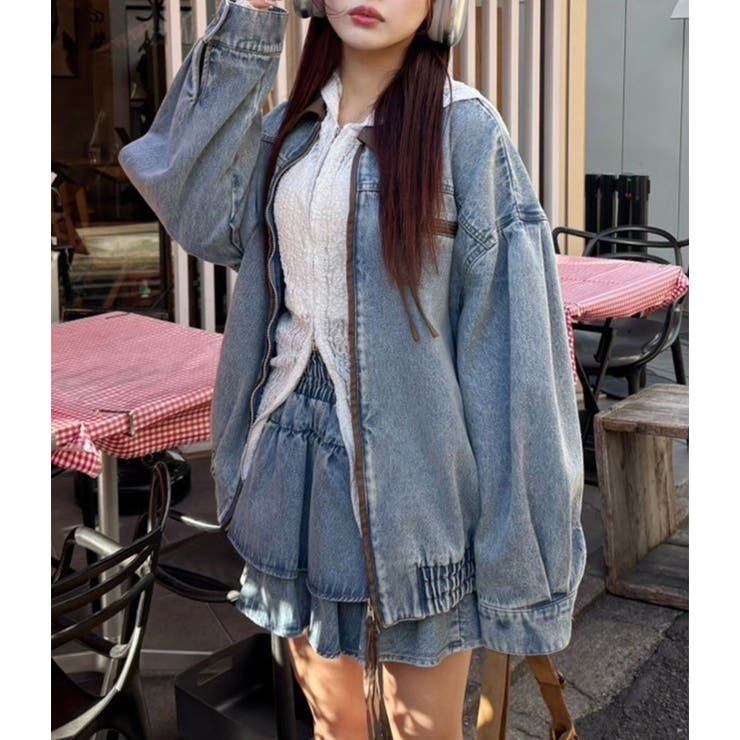 one after another】セットアップ対応/パイピングジャケット[品番