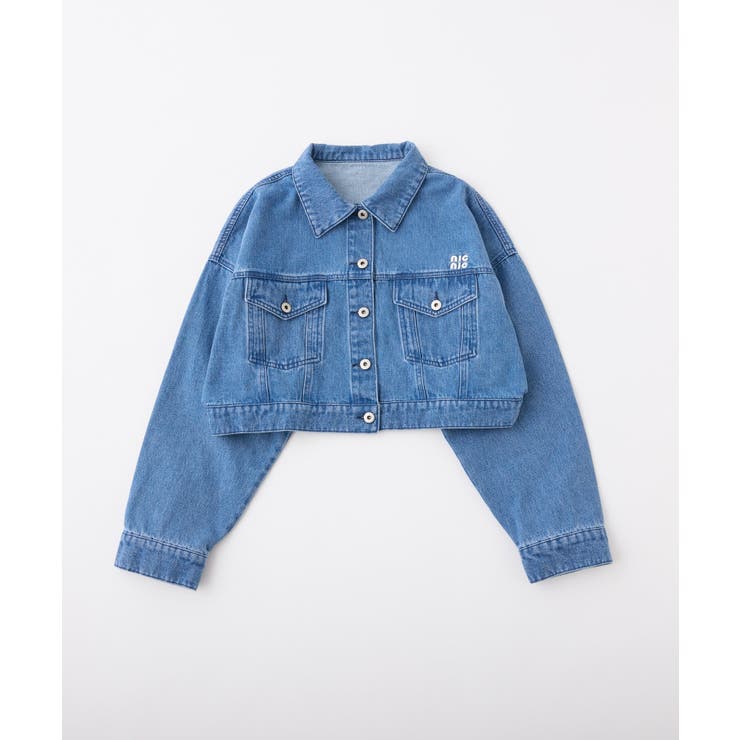 【one after another】刺繍デニムジャケット | NICE CLAUP / OLIVE des OLIVE　OUTLET | 詳細画像3 