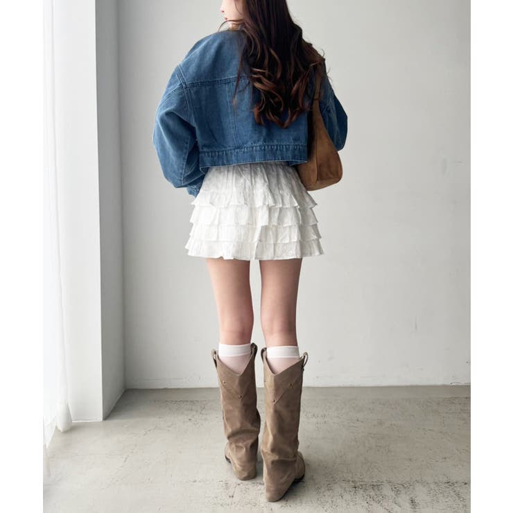 【one after another】刺繍デニムジャケット | NICE CLAUP / OLIVE des OLIVE　OUTLET | 詳細画像9 