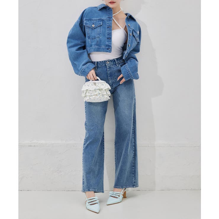 【one after another】刺繍デニムジャケット | NICE CLAUP / OLIVE des OLIVE　OUTLET | 詳細画像11 