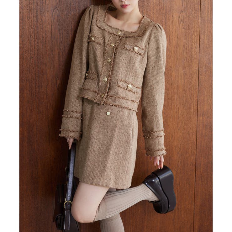 one after another】ツイードジャケット[品番：NCLW0015891]｜NICE