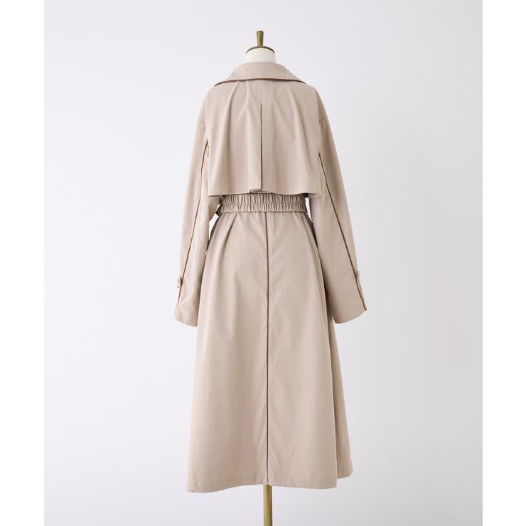 【one after another】【オリジナルロゴ入り】配色トレンチコート | NICE CLAUP / OLIVE des OLIVE　OUTLET | 詳細画像24 
