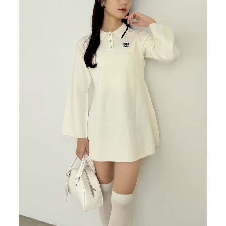 one after another】ポロミニワンピ[品番：NCLW0015479]｜NICE