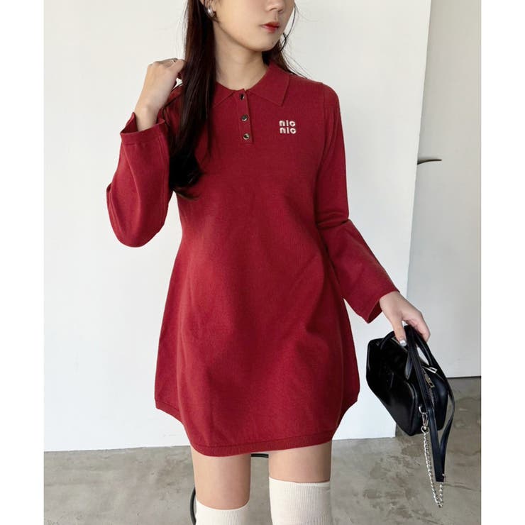 one after another】ポロミニワンピ[品番：NCLW0015479]｜NICE